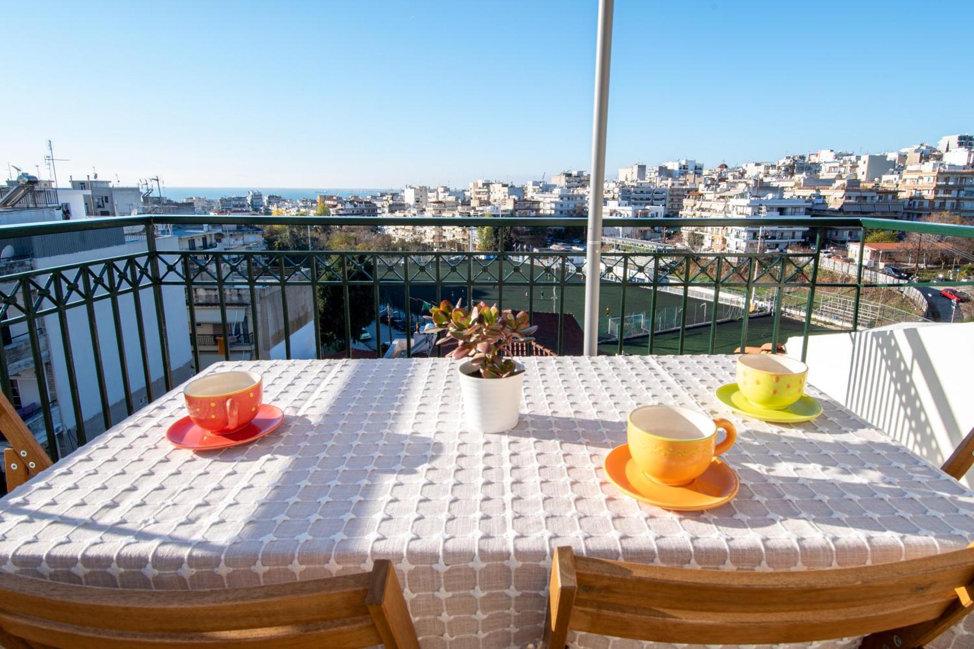 Sunset Rooftop Apartment Thessaloníki Ngoại thất bức ảnh